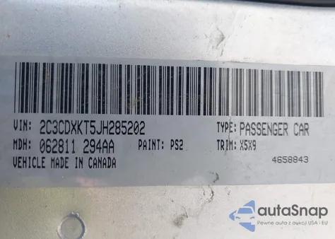 2018 Dodge Charger Police Awd from USA, damaged, VIN 2C3CDXKT5JH285202